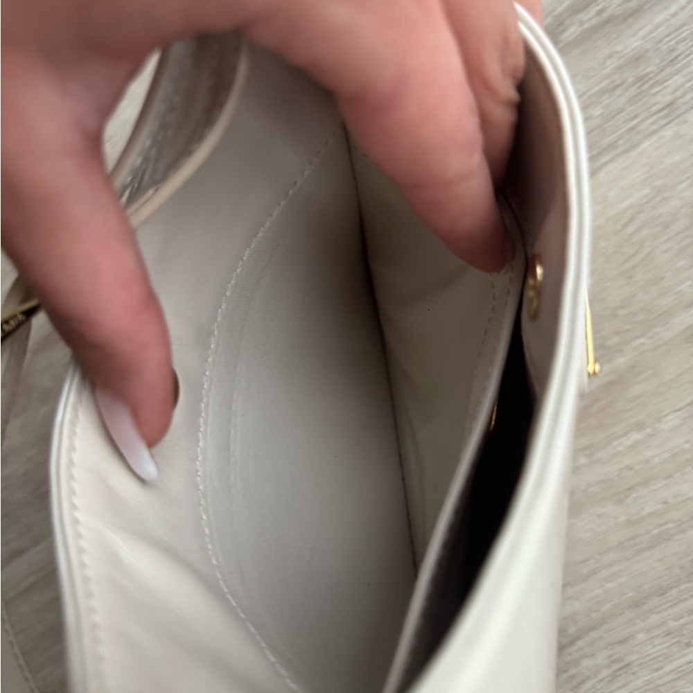Prada Cleo Patent Leather Bag Cream - Picture 4 of 16
